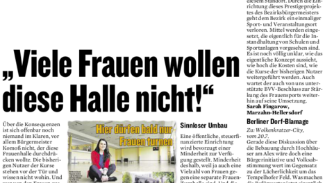 Meinungsseite des Berliner Kuriers