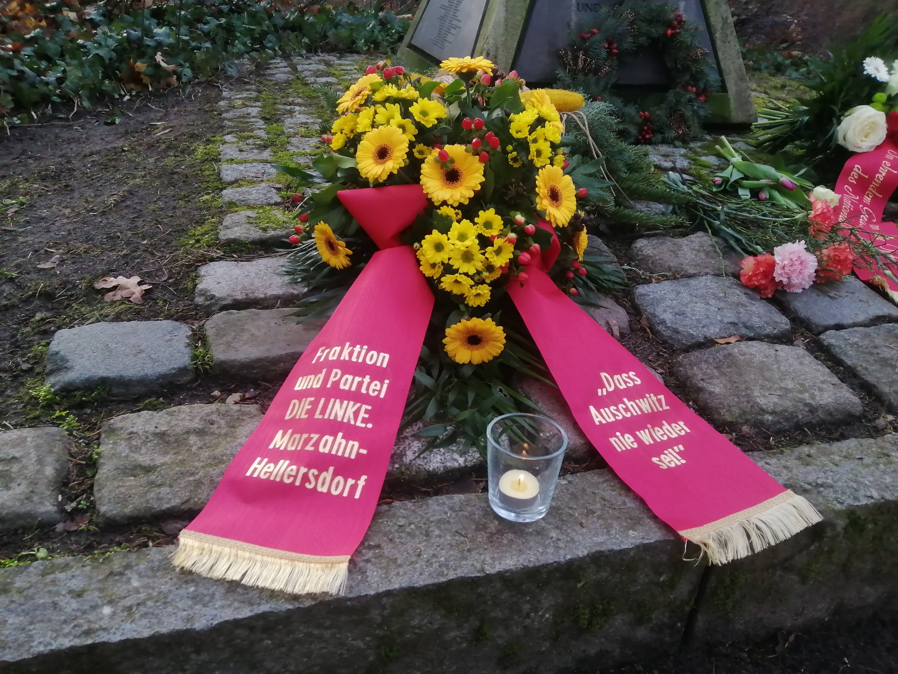 Dezentrales Gedenken an die Befreiung von Auschwitz vor 76 Jahren: Die ...